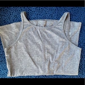 Lululemon Open Back Grey Tank
